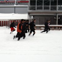 Eiserne Schneemänner: Trainingsauftakt im Tiefschnee