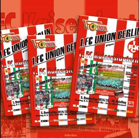 Erhältlich: Programmheft zum Spiel gegen Kaiserslautern