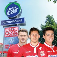 Eröffnung der Eisernen Waschmaschine mit Mannschaftsbus-Wäsche, Ritter Keule und einer Autogrammstunde