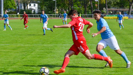 Erstes Relegationsspiel gegen SG 99 Andernach