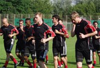 Erstes Training, erste Problemchen