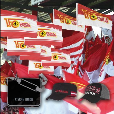 Fanshop: Fahnenmeer und mehr