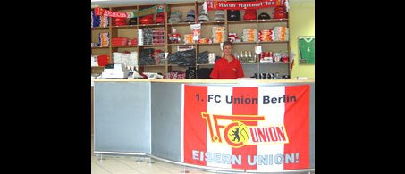 Fanshop des 1. FC Union Berlin öffnet auch am Sonnabend