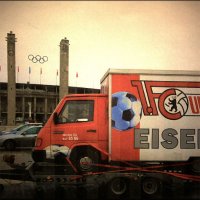 Fanshopwagen im Olympiastadion