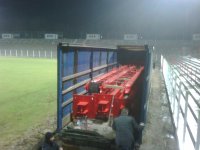Firma Omnec terminiert Dachmontage im Stadion An der Alten Försterei