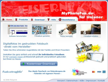 Fotos für Fans – Unioner können jetzt ihre eigenen Fotoalben gestalten