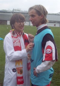 Frau Puppendoktor Pille zu Gast beim 1. FC Union Berlin