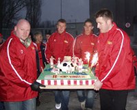 Geburtstagstorte von East &amp; West beim Kaffeekränzchen zum 40. Ehrentag