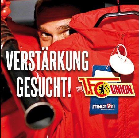 Gesucht: Mitarbeiter für Fanshop- & Stadion-Verkauf