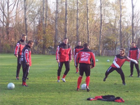 Glinker & Co. wieder im Training