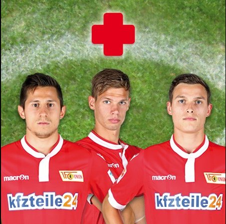 Großes Verletzungspech bei Union: Raffael Korte, Steven Skrzybski und Maximilian Thiel fallen lange aus