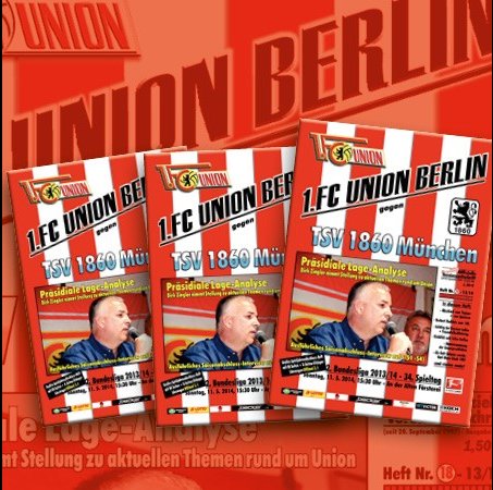 Heft 17: Programm zum 1860-Spiel ist da