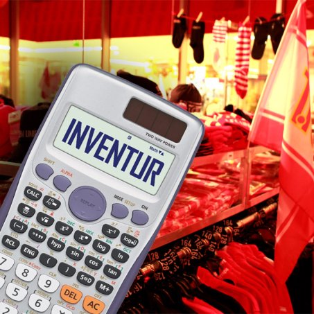 Inventur: Fanshop am Montag geschlossen
