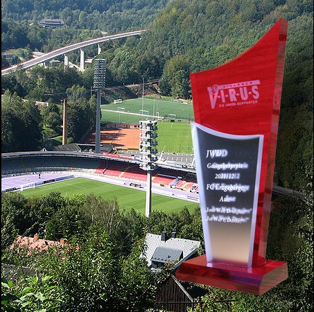 JWD-Gastgeberpokal des V.I.R.U.S. für den FC Erzgebirge Aue