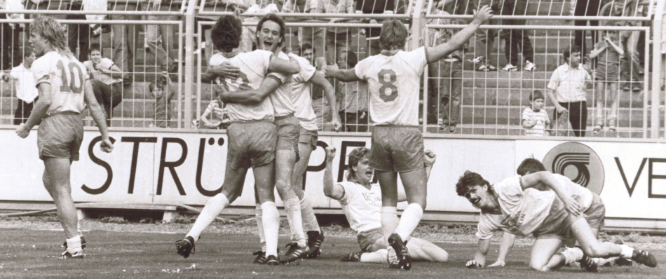 Last-minute goal in 1988 to survive relegation from the GDR Oberliga