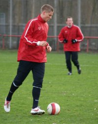 Lauftraining beim Vormittagstraining des 1. FC Union Berlin