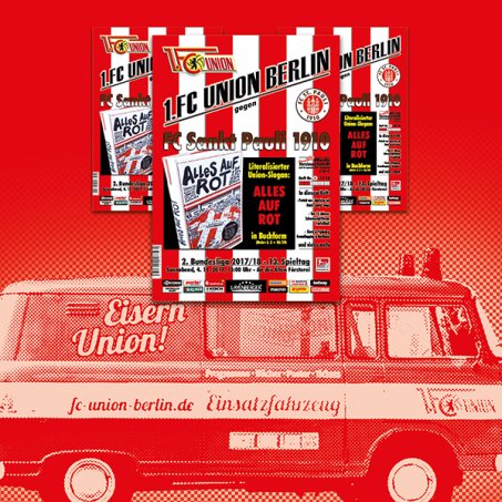 Lesenswert! Das Programmheft zum Spiel gegen die Kiezkicker