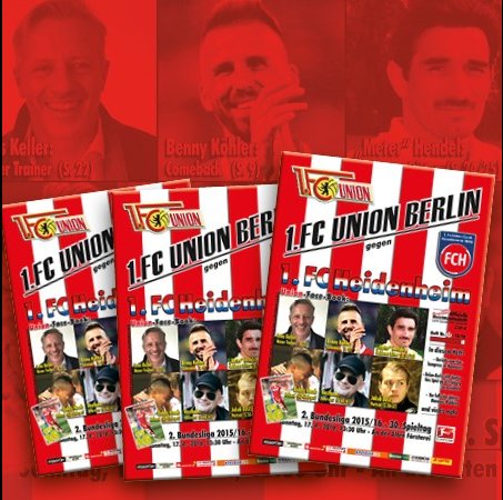 Lesestoff für Unioner: Das druckfrische Programmheft zum Spiel!