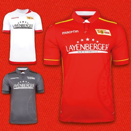 Macron und der 1. FC Union Berlin präsentieren die neuen Trikots der Saison 2016/2017