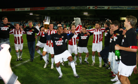 Nach einem Jahr Viertklassigkeit: Wiederaufstieg in die Regionalliga 2006