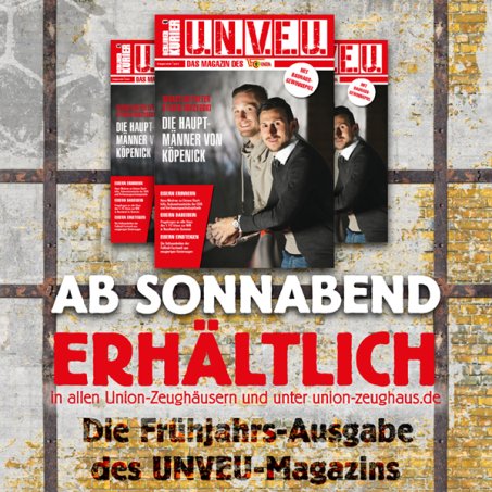 Neues U.N.V.E.U. - Magazin erscheint zum Spiel gegen Regensburg