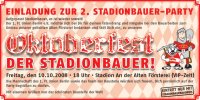 Oktoberfest der Stadionbauer
