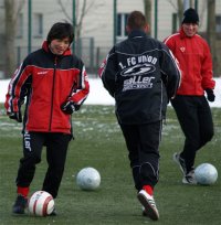 Okuyama wieder im Einzeltraining
