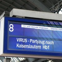 Party-Zug nach Kaiserslautern: Rücktour mit der Mannschaft