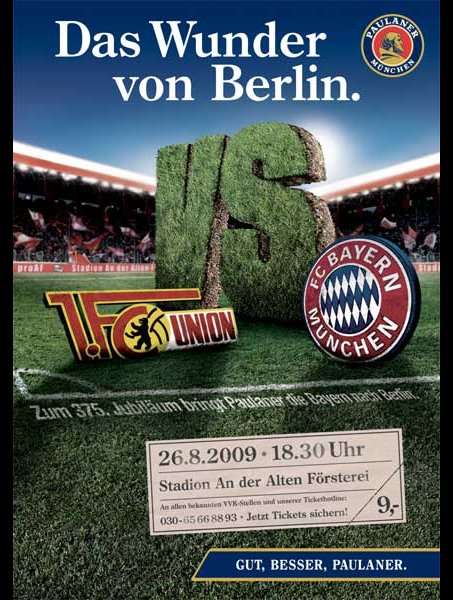 Plakate zum Bayern-Spiel: Jetzt kostenlos im Ticketoffice!