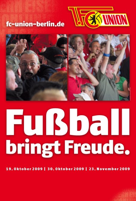 Plakatkampagne: Fußball bringt Freude!