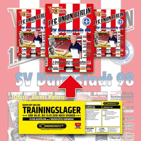 Programmheft & sonnenschutz.de schicken Euch ins Trainingslager