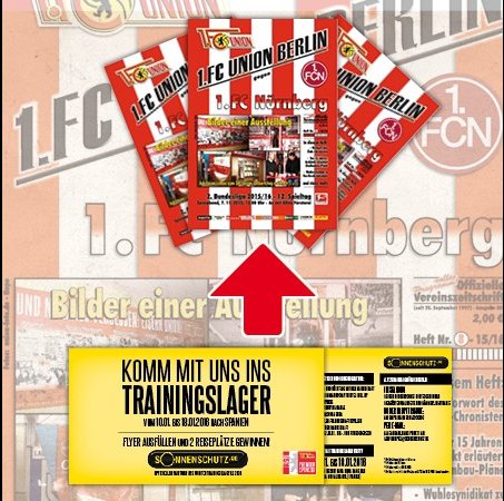 Programmheft & sonnenschutz.de schicken euch ins Trainingslager