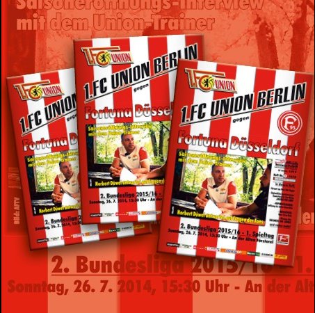 Programmheft zum Saisonauftakt: Einstimmen auf das Duell mit Düsseldorf 