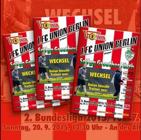 Programmheft zum Spiel gegen Greuther Fürth