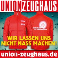 Rote Wand in Dortmund – Pokal-Jacken jetzt im Union-Zeughaus