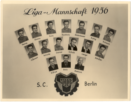 SC Motor Berlin Team Photo from 1956