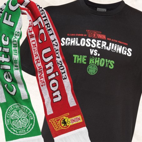 Shirt & Schal zum Celtic-Spiel: Schlosserjungs vs. The Bhoys