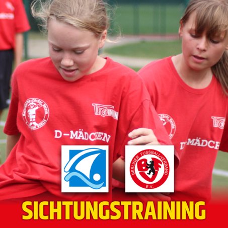 Sichtungstraining für Mädchen-fußball an der Flatow-Oberschule