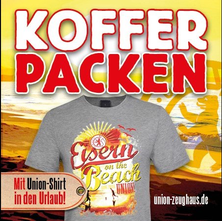 Sommer, Sonne, Union – Im Union-Zeughaus gibt es ein brandneues Sommershirt für Euch!