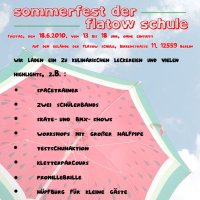 Sommerfest der Flatow-Oberschule: Feiern und Fußball gucken