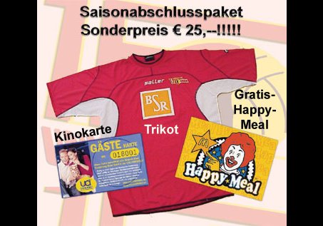 Sparangebot zum Saisonende!