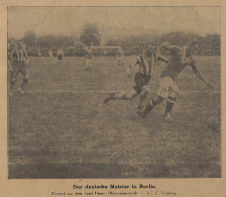 Sportpark Sadowa, SC Union Oberschöneweide vs. 1. FC Nürnberg, 1:2
