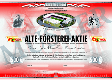Stadion-Aktie der Unioner