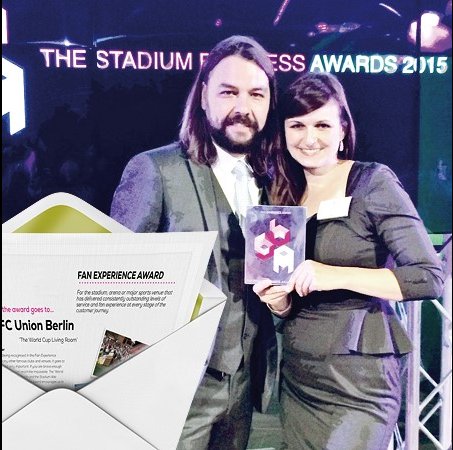 Stadium Business Award 2015: WM Wohnzimmer gewinnt in der Kategorie ‘Fan Experience‘