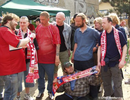 Strahlende Gesichter bei Zuschauern der "Treberhilfe Berlin"