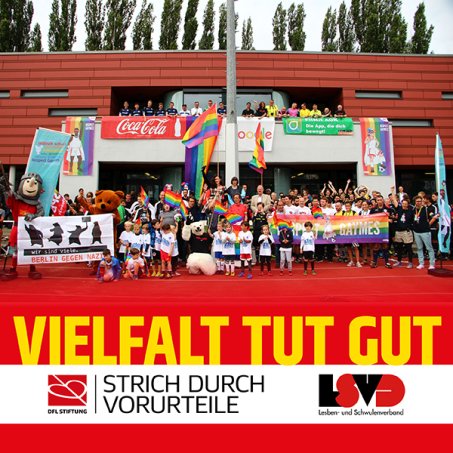 Strich durch Vorurteile – Vielfalt tut gut