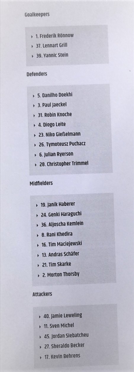 The roll of honour. Union's 24 man squad for the 2023/24 UEFA Europa League. They all contributed, they were all vital. Eisern!!!