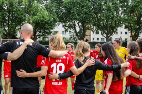 They dealt with everything thrown at them. The captain at the heart of the huddle