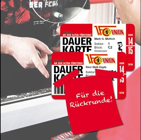 Ticketoffice: Rückrundendauerkarte und Budenzauber