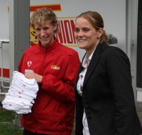 Toller Frauen Fußball Feiertag am 1. Mai
